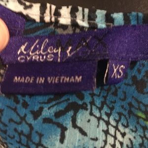 Miley Cyrus see through Xsmall tank